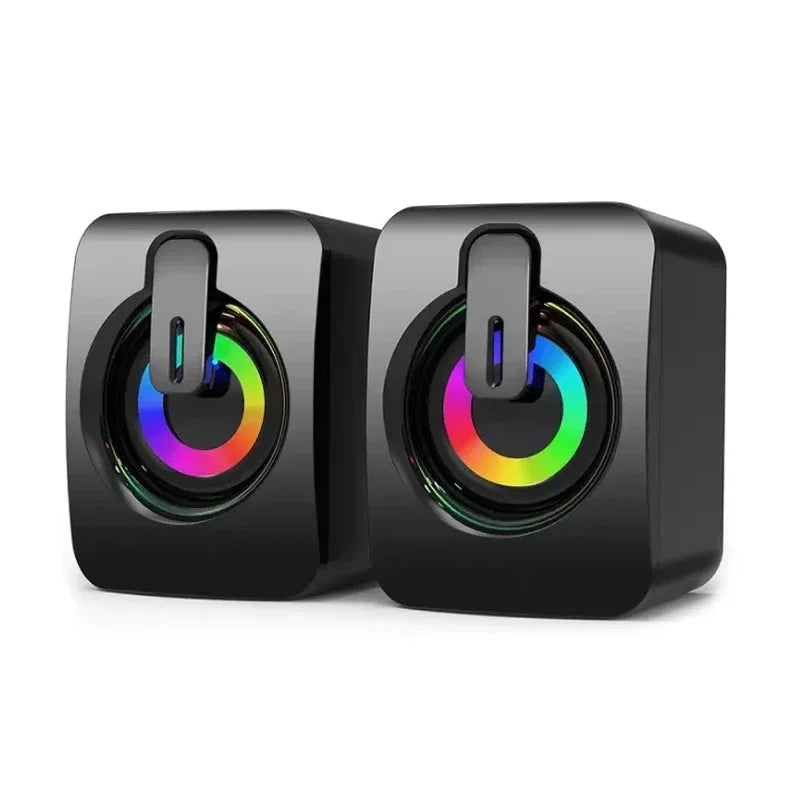 Computer Speaker Stereo Sound With Microphone 3.5mm AUX